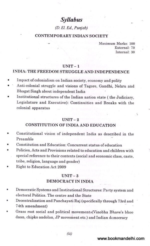 Contemporary Indian Society - Image 2
