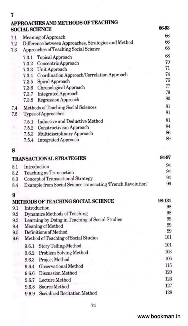 Teaching Of Social Science - Image 4