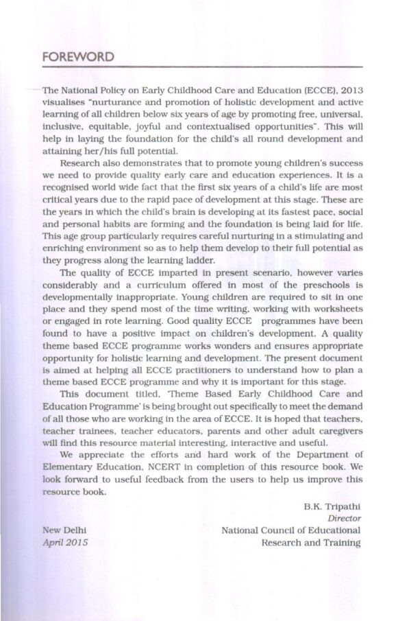 Theme Based Early Childhood Care And Education Programme - Image 6