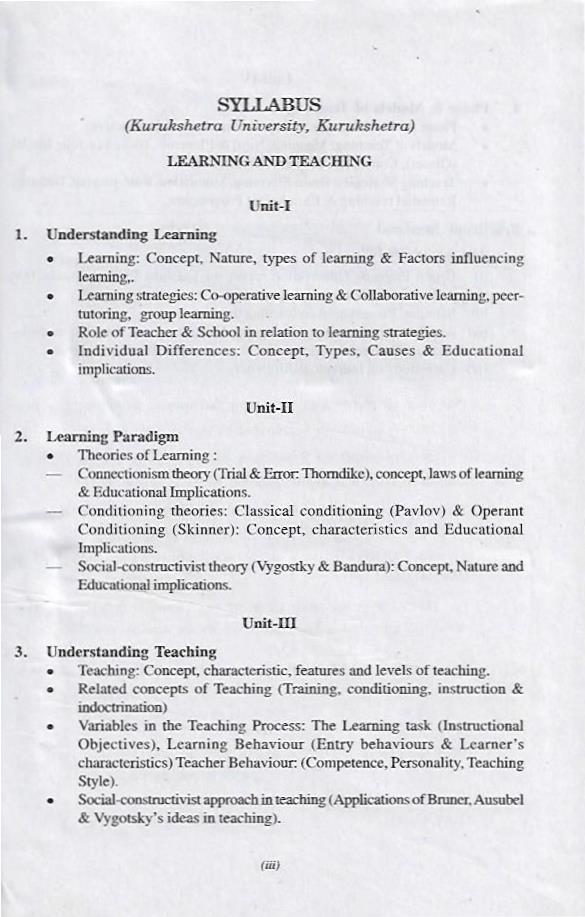 अधिगम एवं शिक्षण Learning And Teaching - Image 4