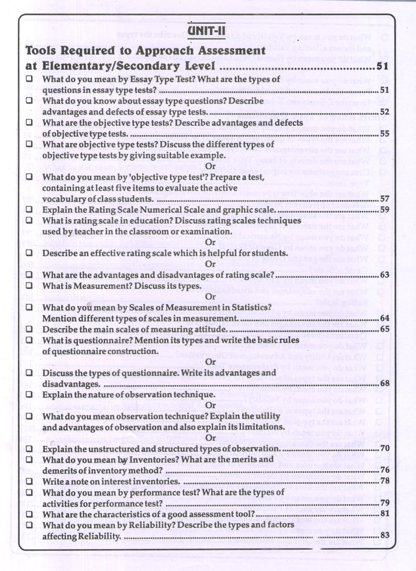 SPECIALIZATION COURSE-I Approaches to Assessment (Elementary/Secondary Level) - Image 5