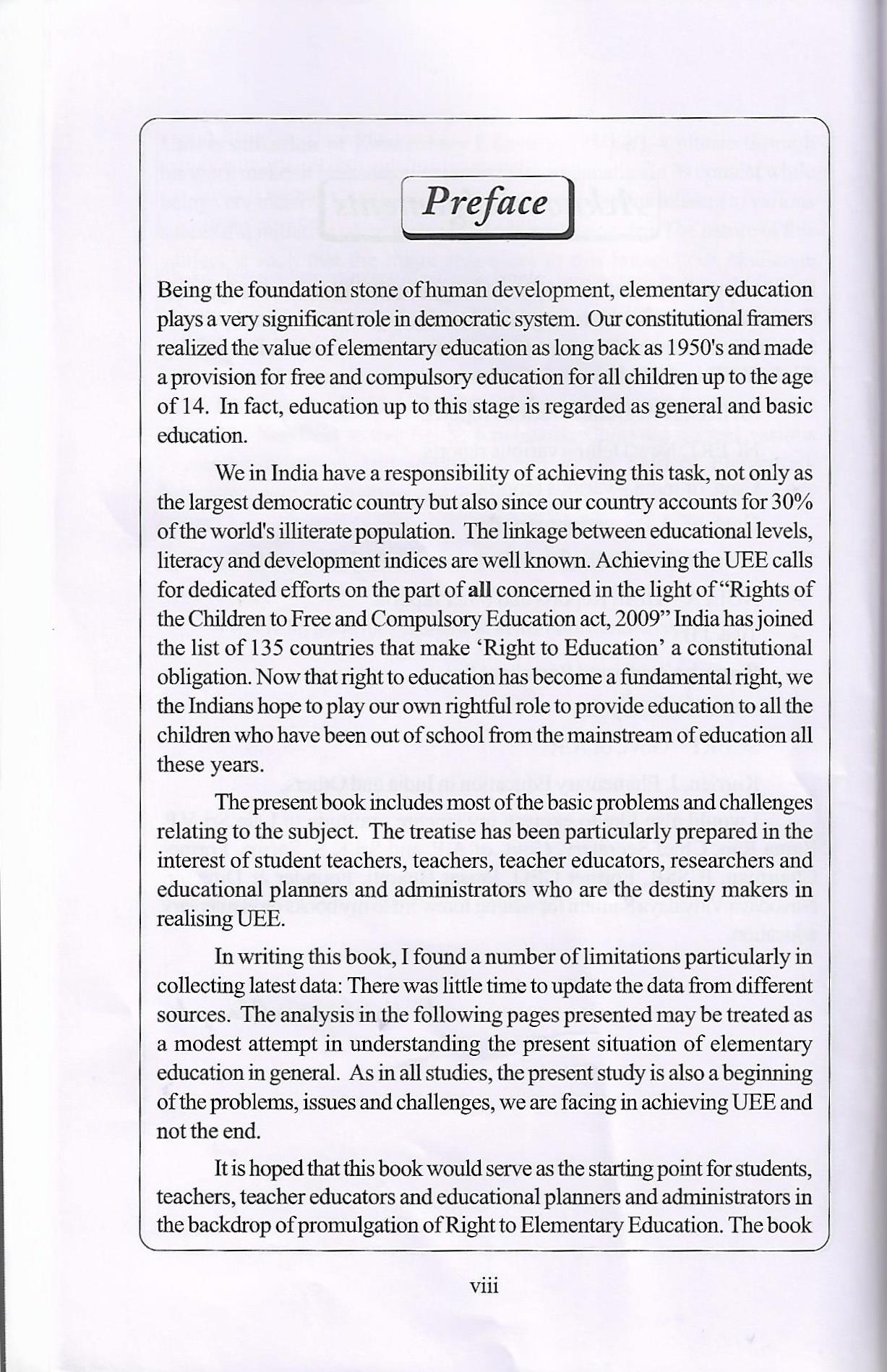 Moving Towards universalisation Of Elementary Education (UEE) Issues And Challenges - Image 3