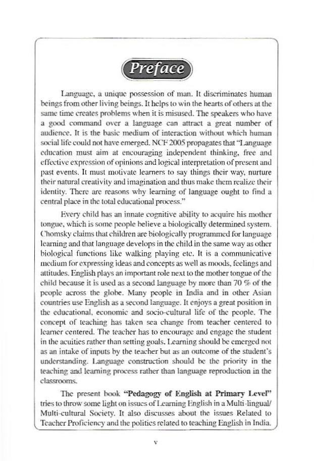 PEDAGOGY OF ENGLISH AT PRIMARY LEVEL - Image 3