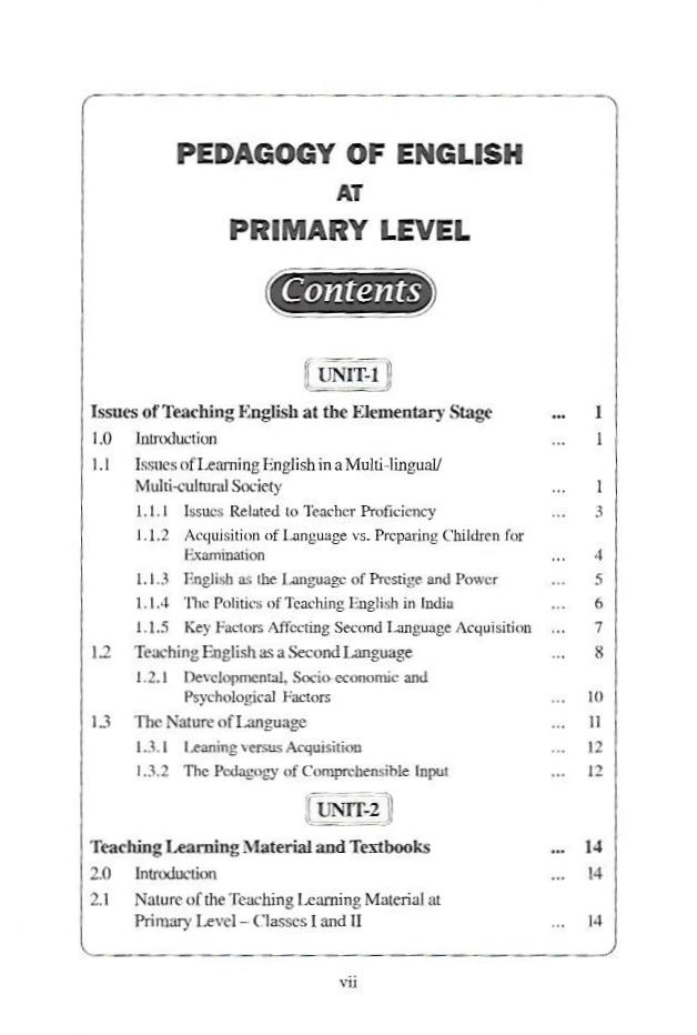 PEDAGOGY OF ENGLISH AT PRIMARY LEVEL - Image 11
