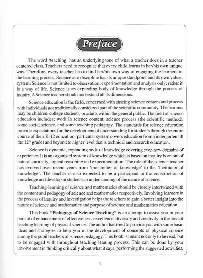PEDAGOGY OF SCIENCE TEACHING - Image 2