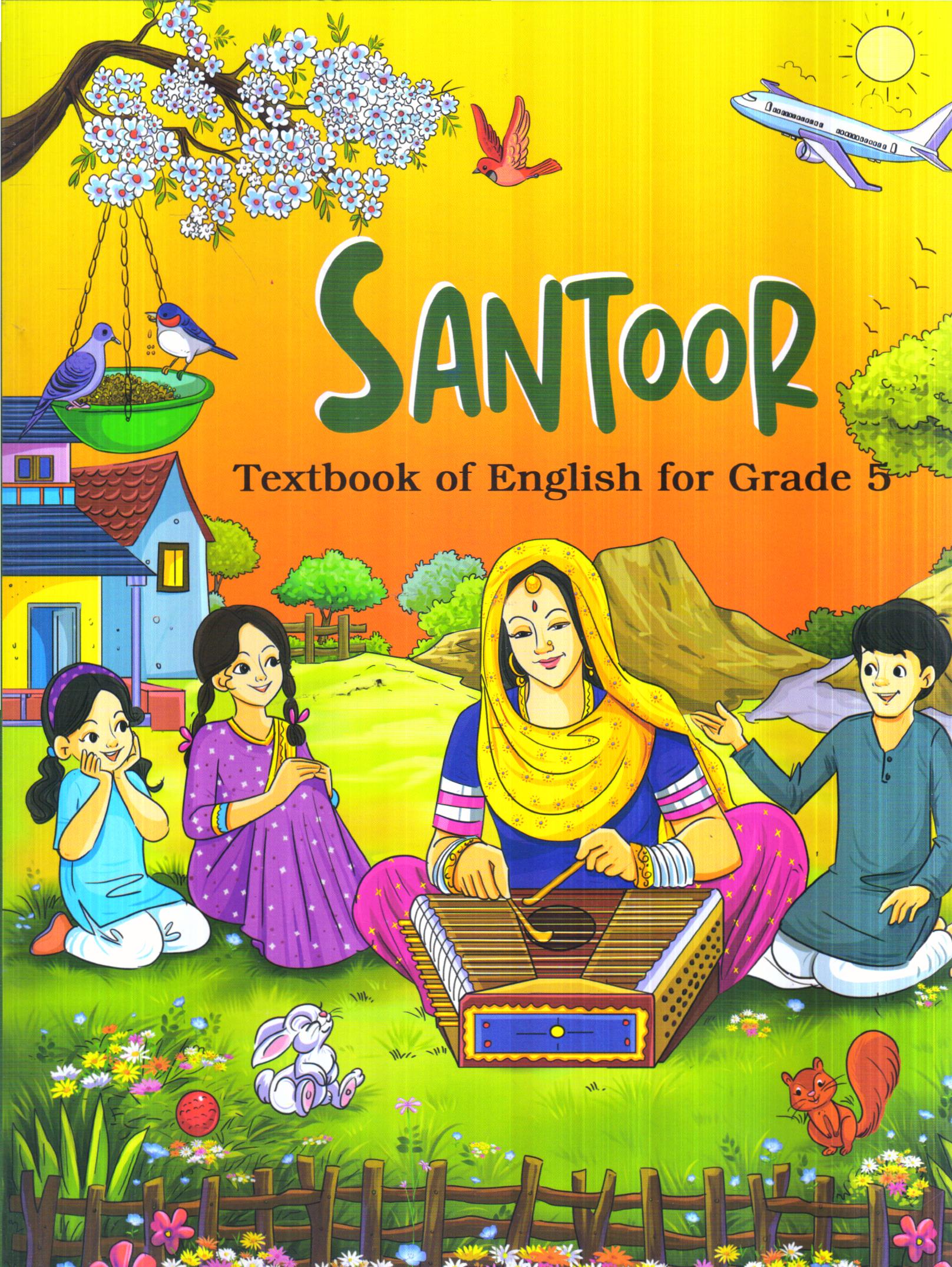 Santoor Textbook of English for Grade 5