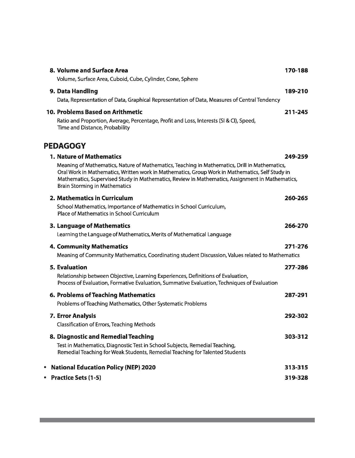 Arihant CTET Mathematics & Pedagogy for Class 6-8 - Image 3